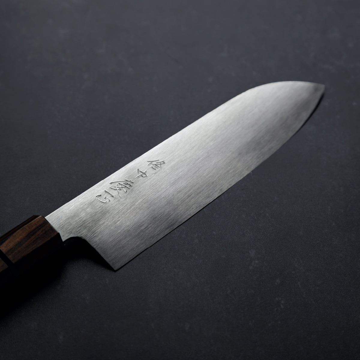 Katana Knives, Okayama Soja Houcho, Tamahagane Santoku Knife, 180mm