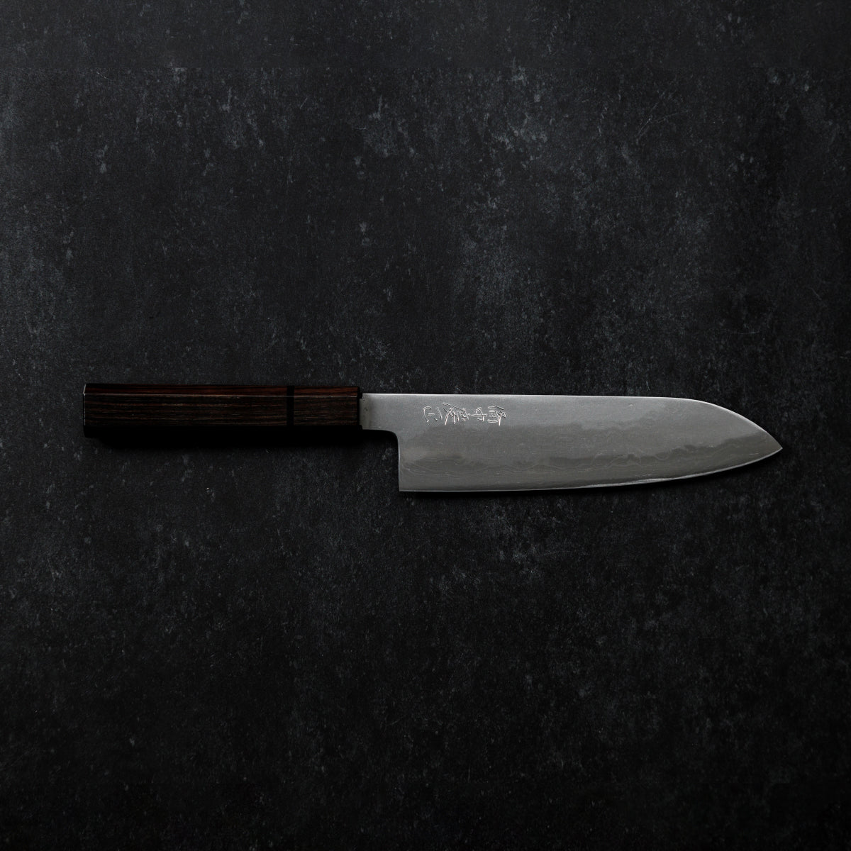 Katana Knives, Okayama Soja Houcho Gen, Tamahagane Santoku Knife, 180mm