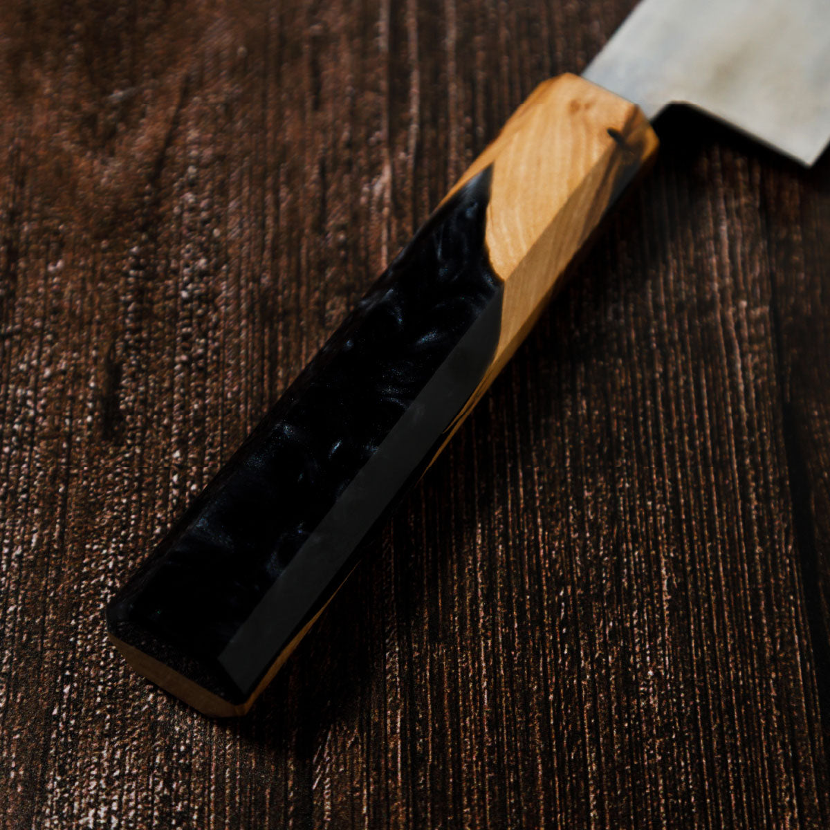 Katana Knives – Approx. 200mm Tamahagane Chef’s Knife, hand-forged by a Japanese swordsmith in Seki, Gifu.