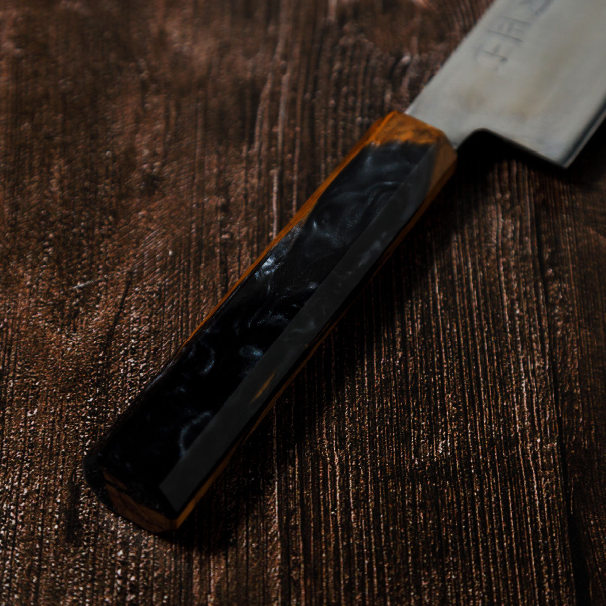Katana Knives – Approx. 200mm Tamahagane Chef’s Knife, hand-forged by a Japanese swordsmith in Seki, Gifu.