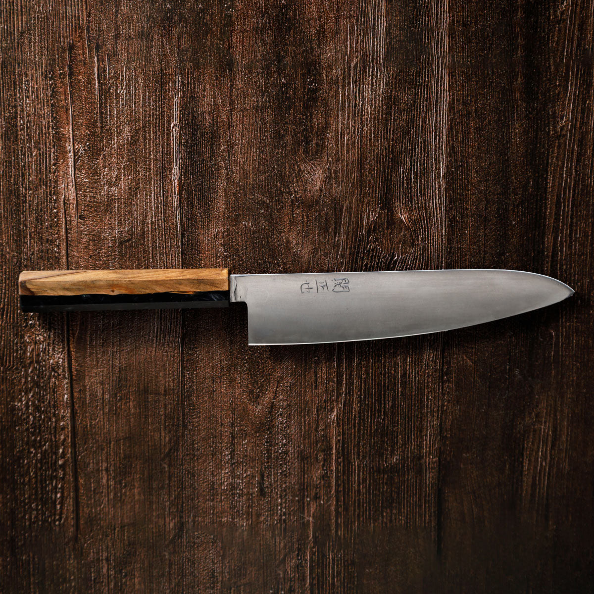 Katana Knives – Approx. 200mm Tamahagane Chef’s Knife, hand-forged by a Japanese swordsmith in Seki, Gifu.