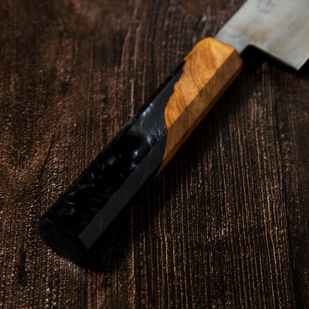 Katana Knives – Approx. 210mm Tamahagane Chef’s Knife, hand-forged by a Japanese swordsmith in Seki, Gifu.
