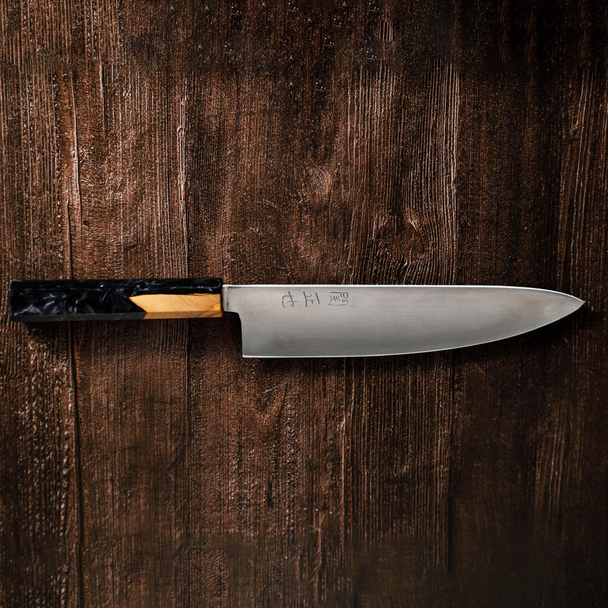Katana Knives – Approx. 210mm Tamahagane Chef’s Knife, hand-forged by a Japanese swordsmith in Seki, Gifu.