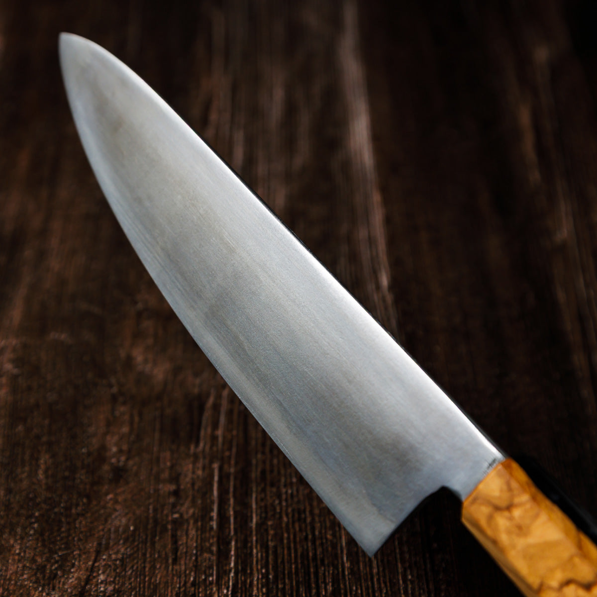 Katana Knives – Approx. 210mm Tamahagane Chef’s Knife, hand-forged by a Japanese swordsmith in Seki, Gifu.