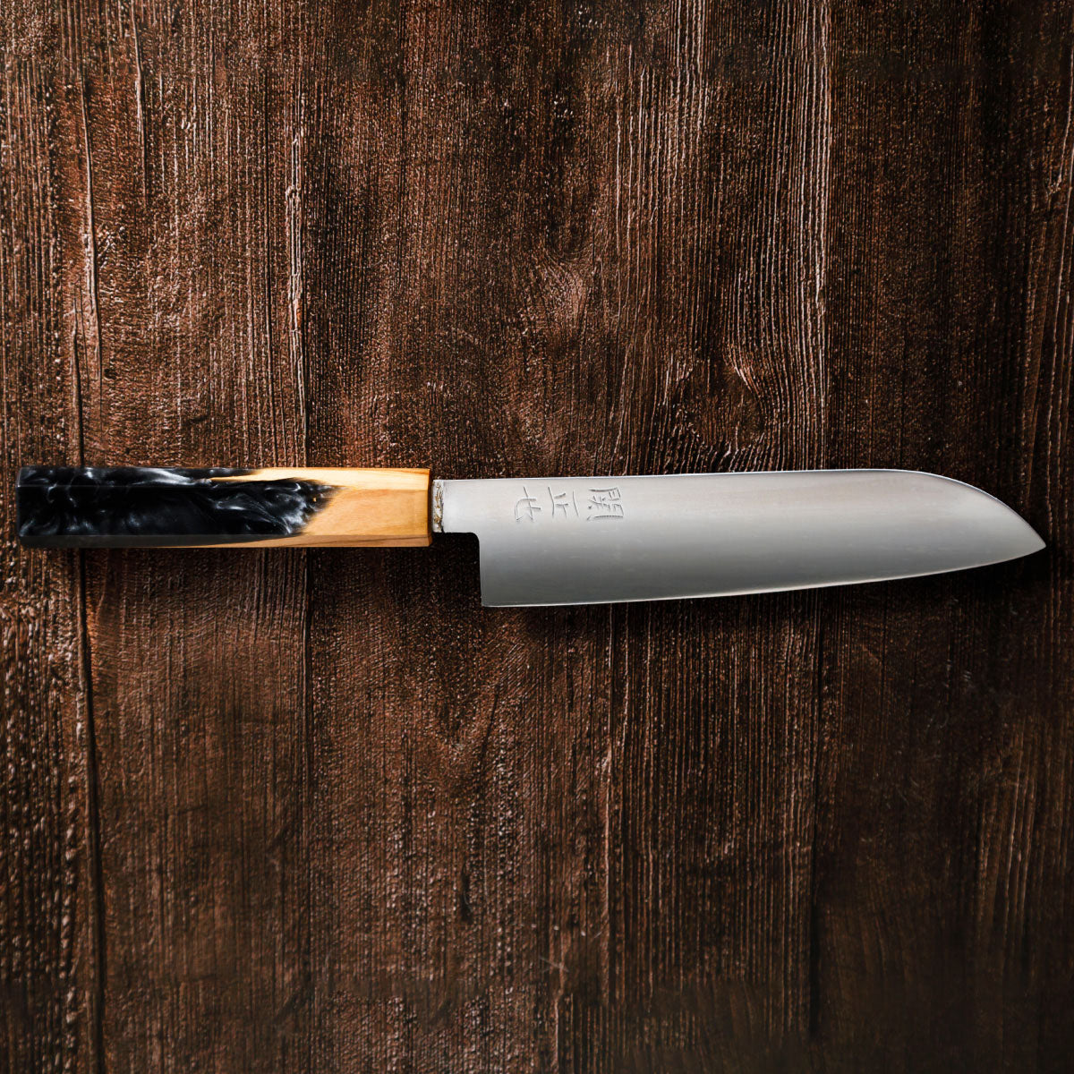 Katana Knives – Approx. 180mm Tamahagane Chef’s Knife, hand-forged by a Japanese swordsmith in Seki, Gifu.
