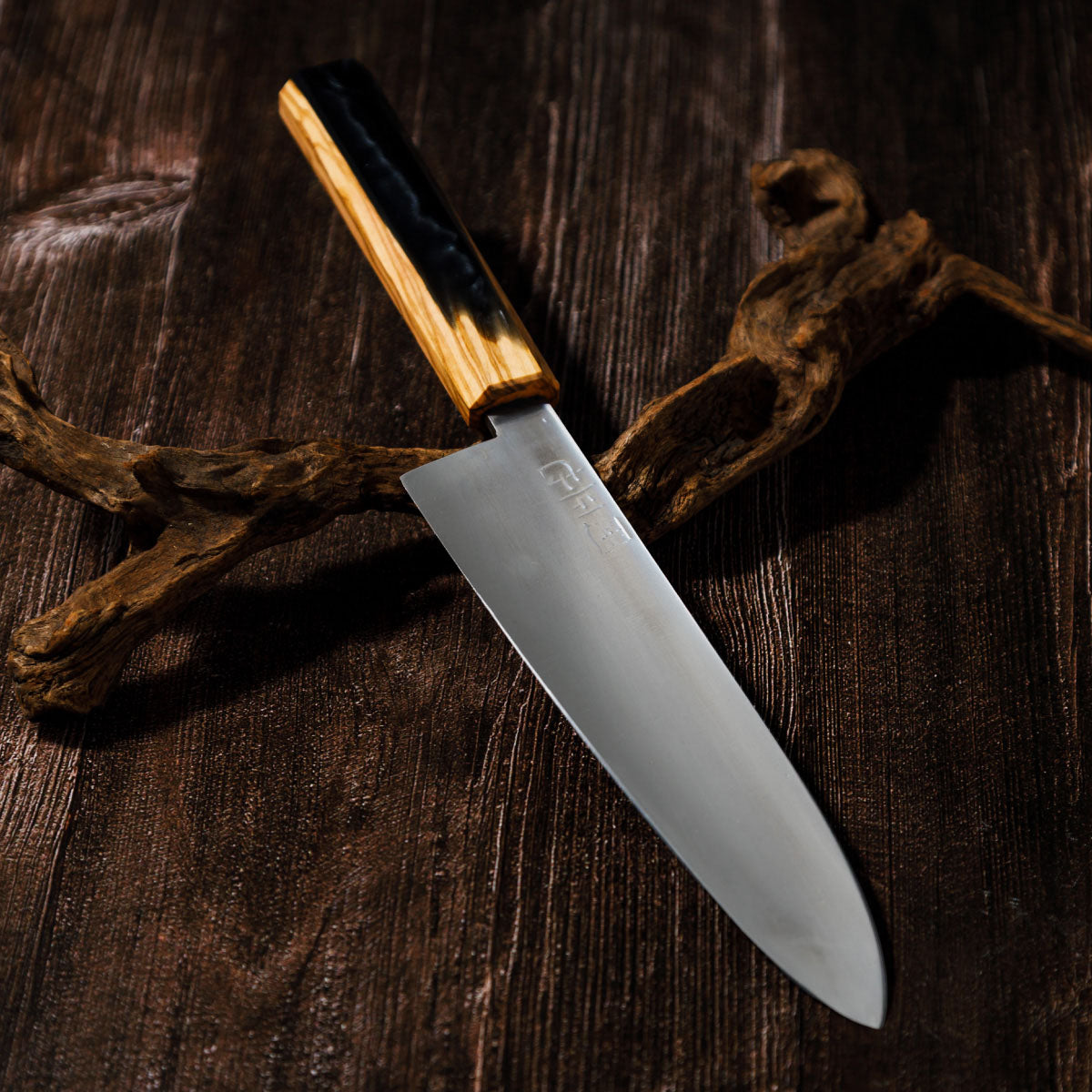 Katana Knives – Approx. 190mm Tamahagane Chef’s Knife, hand-forged by a Japanese swordsmith in Seki, Gifu.