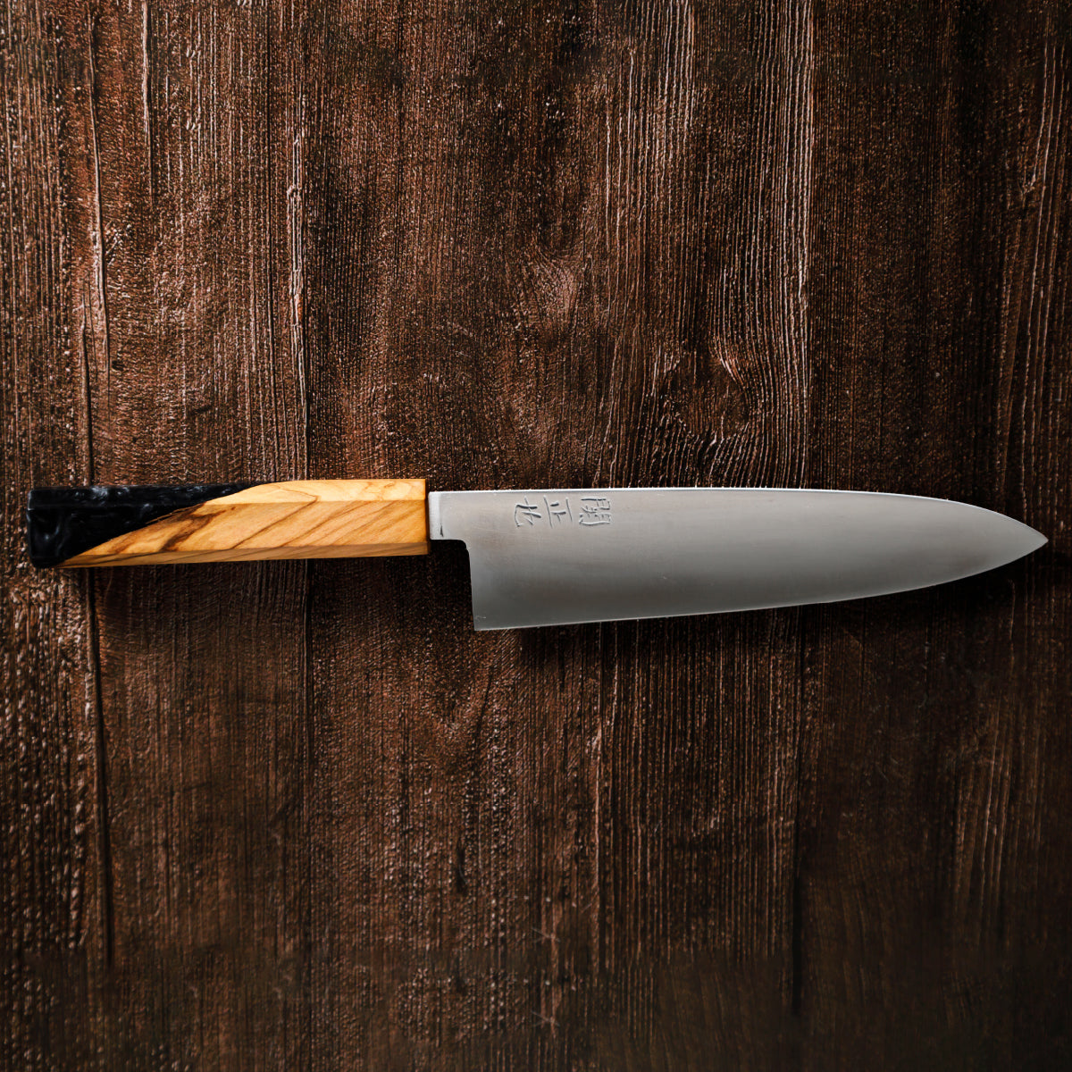Katana Knives – Approx. 190mm Tamahagane Chef’s Knife, hand-forged by a Japanese swordsmith in Seki, Gifu.