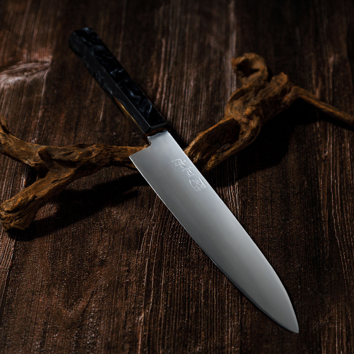 Katana Knives – Approx. 200mm Tamahagane Chef’s Knife, hand-forged by a Japanese swordsmith in Seki, Gifu.