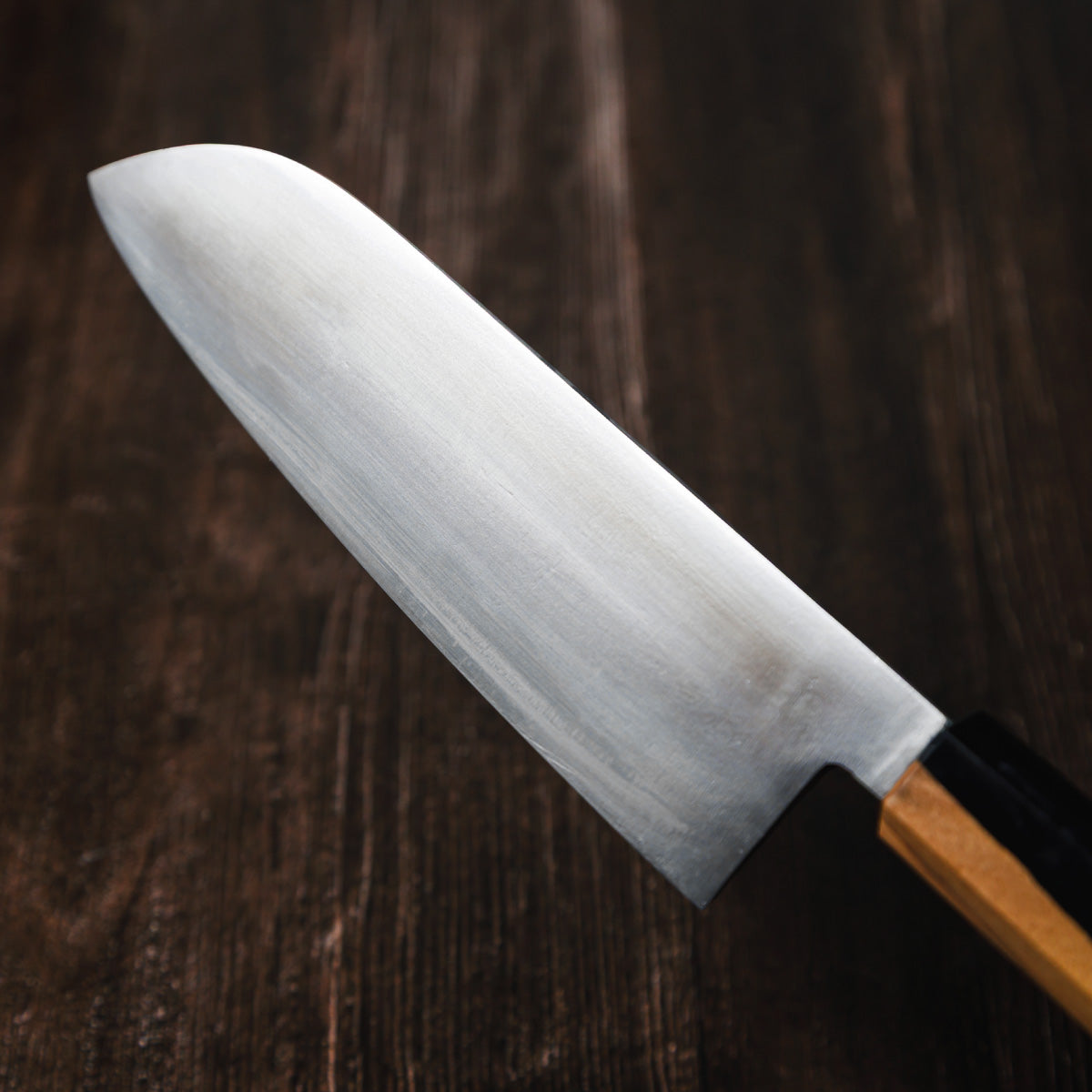 Katana Knives – Approx. 180mm Tamahagane Santoku Knife, hand-forged by a Japanese swordsmith in Seki, Gifu.