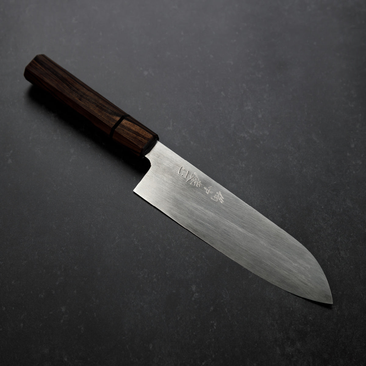 Katana Knives, Okayama Soja Houcho, Tamahagane Santoku Knife, 180mm