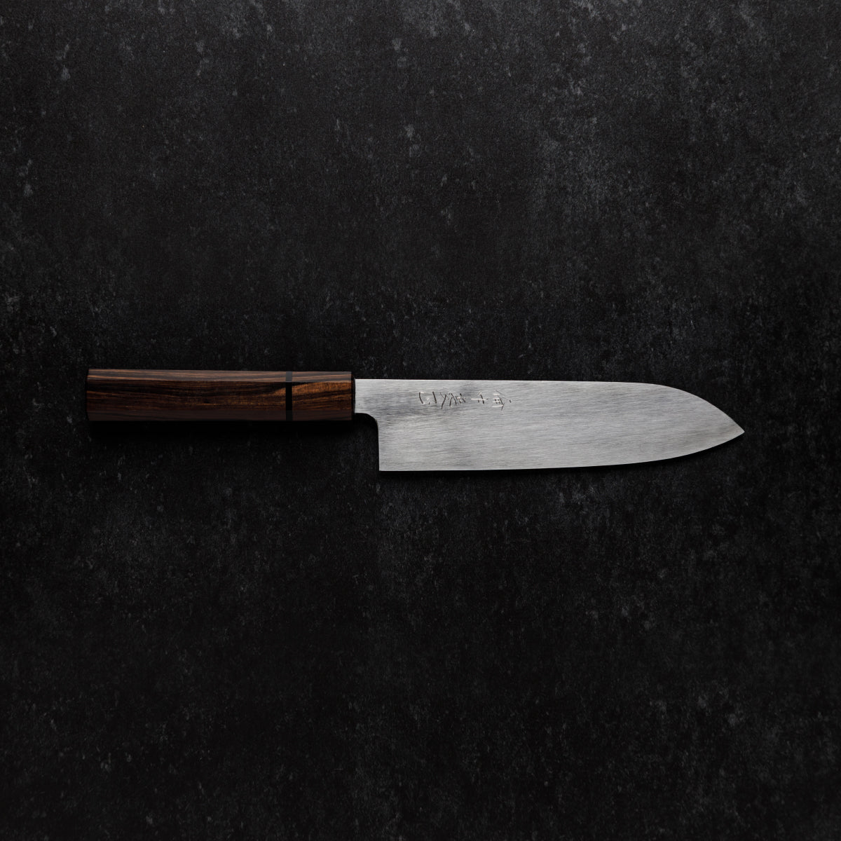 Katana Knives, Okayama Soja Houcho, Tamahagane Santoku Knife, 180mm