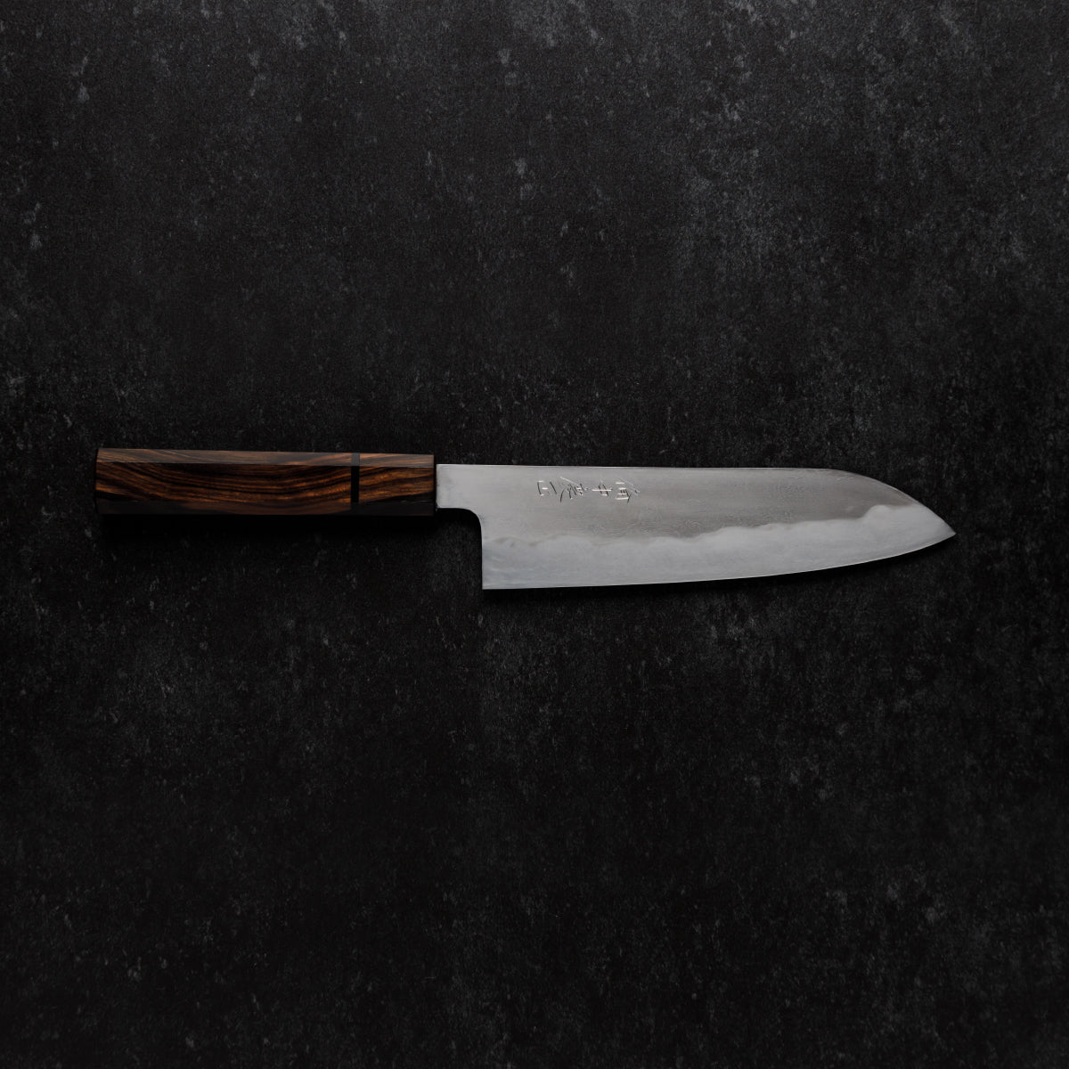 Katana Knives, Okayama Soja Houcho Shin, Tamahagane Santoku Knife, 180mm