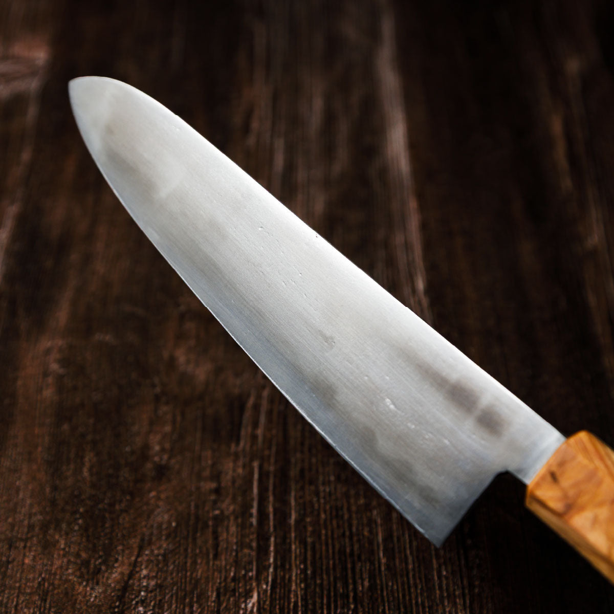 Katana Knives – Approx. 200mm Tamahagane Chef’s Knife, hand-forged by a Japanese swordsmith in Seki, Gifu.