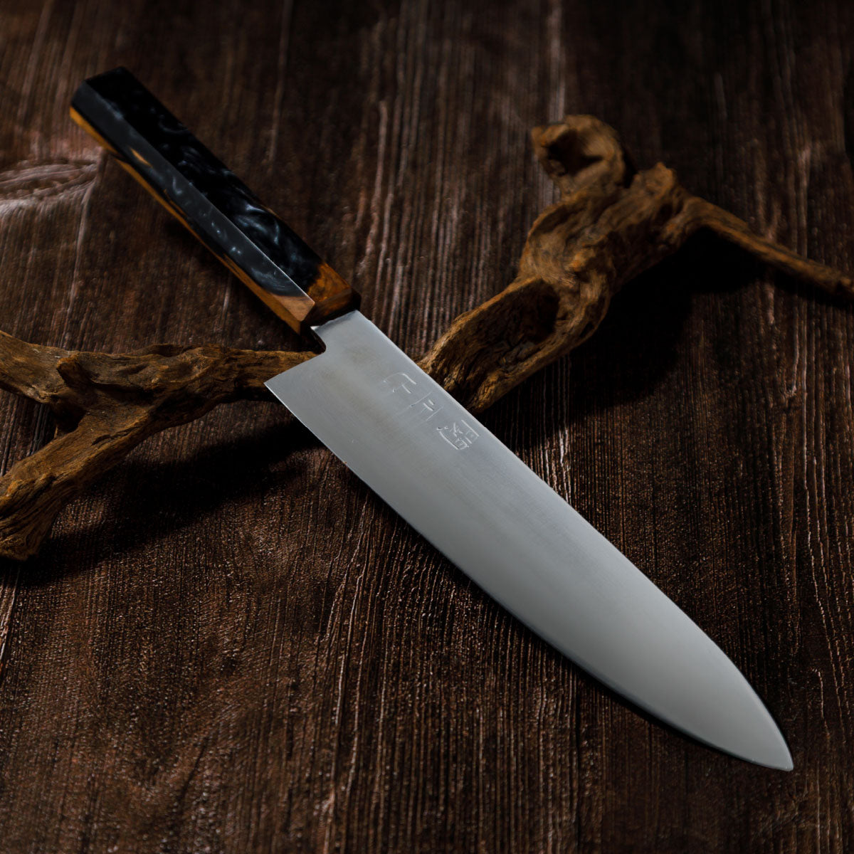 Katana Knives – Approx. 200mm Tamahagane Chef’s Knife, hand-forged by a Japanese swordsmith in Seki, Gifu.