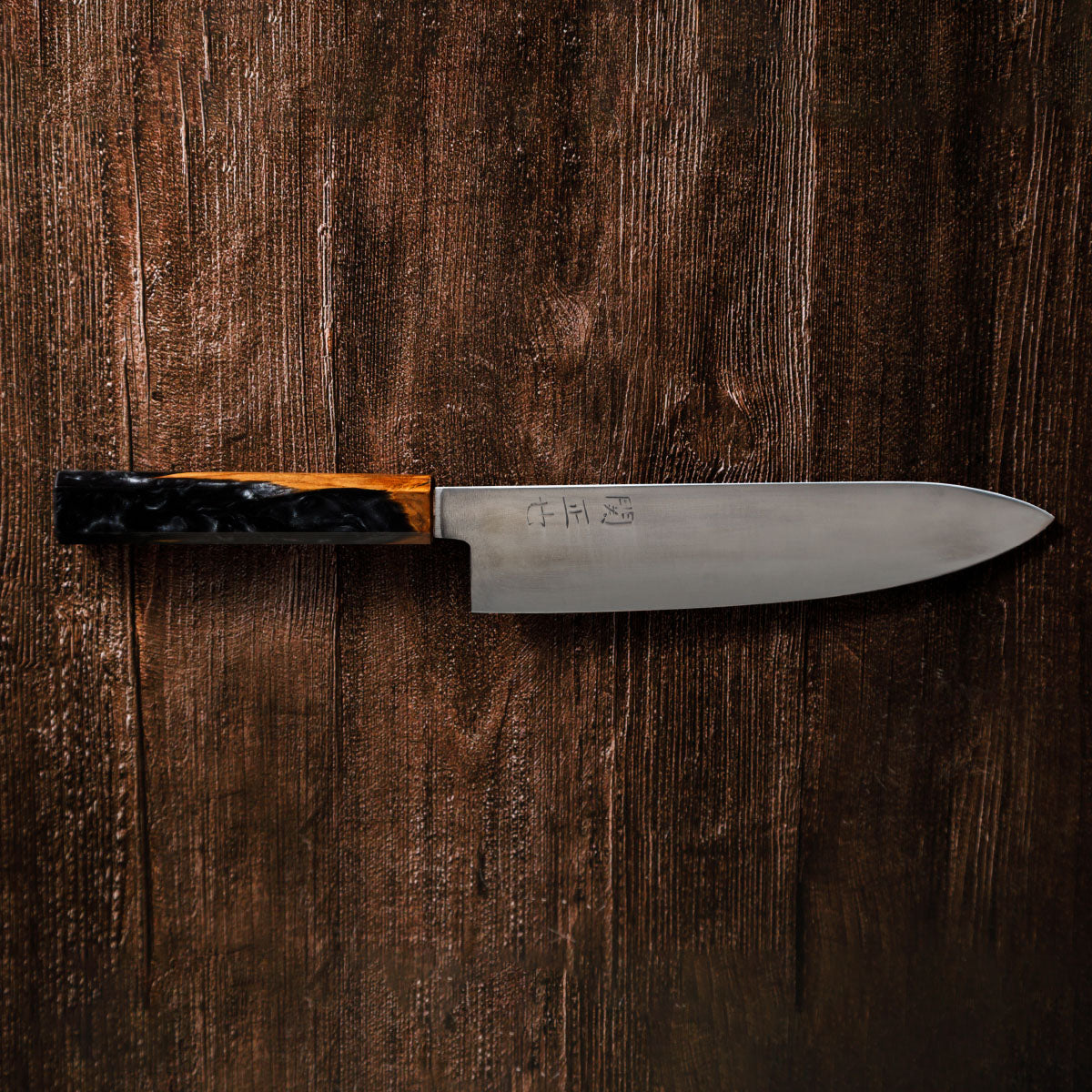 Katana Knives – Approx. 200mm Tamahagane Chef’s Knife, hand-forged by a Japanese swordsmith in Seki, Gifu.