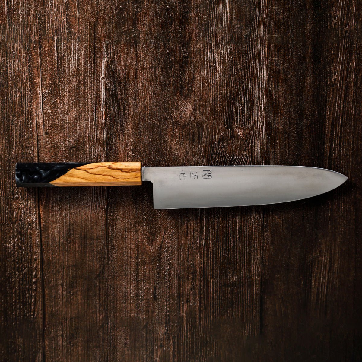 Katana Knives – Approx. 200mm Tamahagane Chef’s Knife, hand-forged by a Japanese swordsmith in Seki, Gifu.