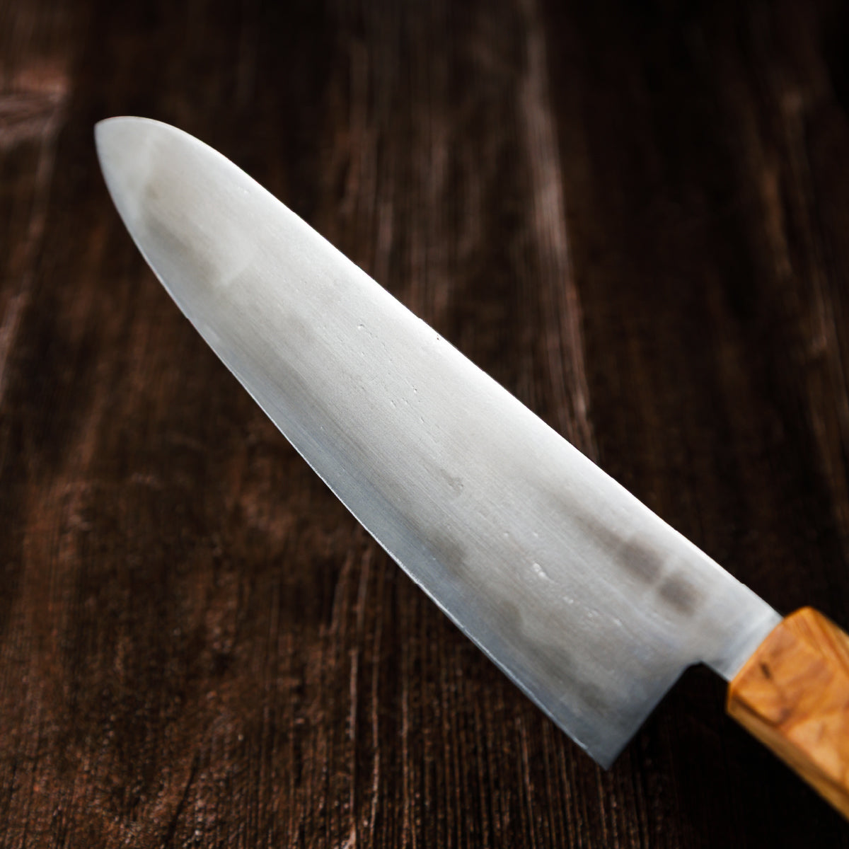 Katana Knives – Approx. 200mm Tamahagane Chef’s Knife, hand-forged by a Japanese swordsmith in Seki, Gifu.