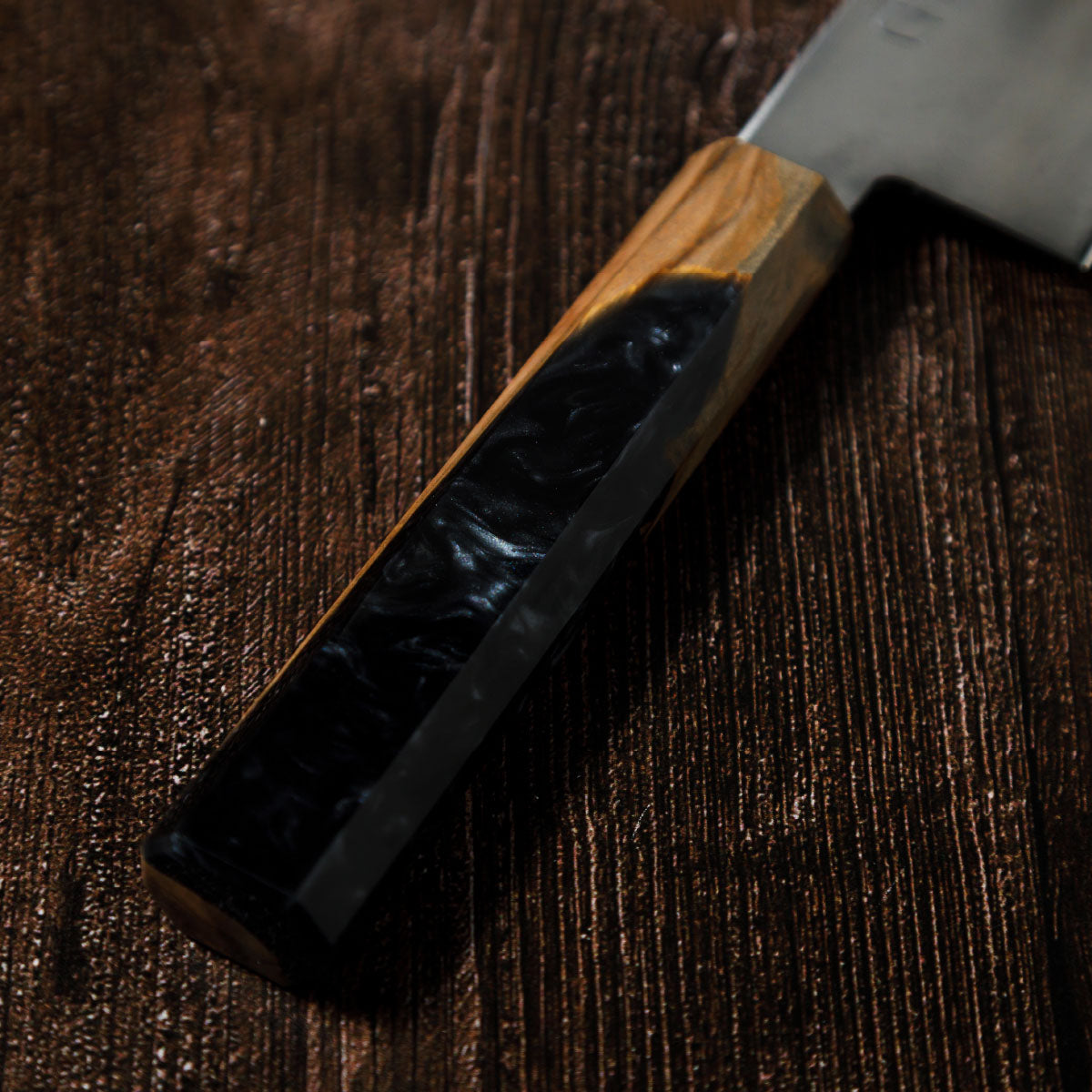 Katana Knives – Approx. 205mm Tamahagane Chef’s Knife, hand-forged by a Japanese swordsmith in Seki, Gifu.