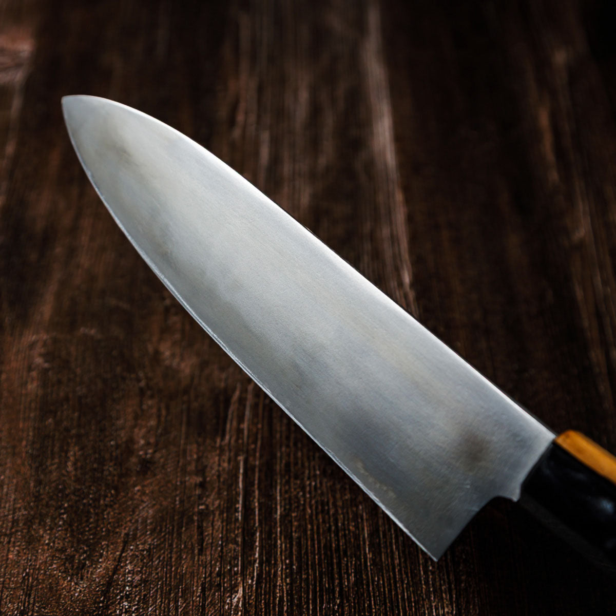 Katana Knives – Approx. 206mm Tamahagane Chef’s Knife, hand-forged by a Japanese swordsmith in Seki, Gifu.