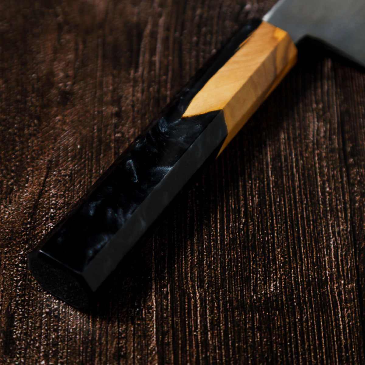 Katana Knives – Approx. 210mm Tamahagane Chef’s Knife, hand-forged by a Japanese swordsmith in Seki, Gifu.