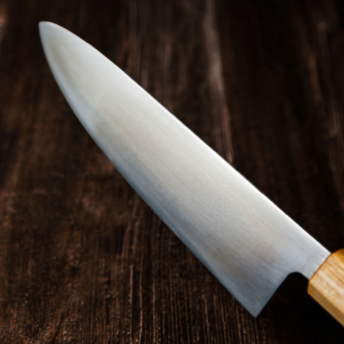 Katana Knives – Approx. 215mm Tamahagane Chef’s Knife, hand-forged by a Japanese swordsmith in Seki, Gifu.