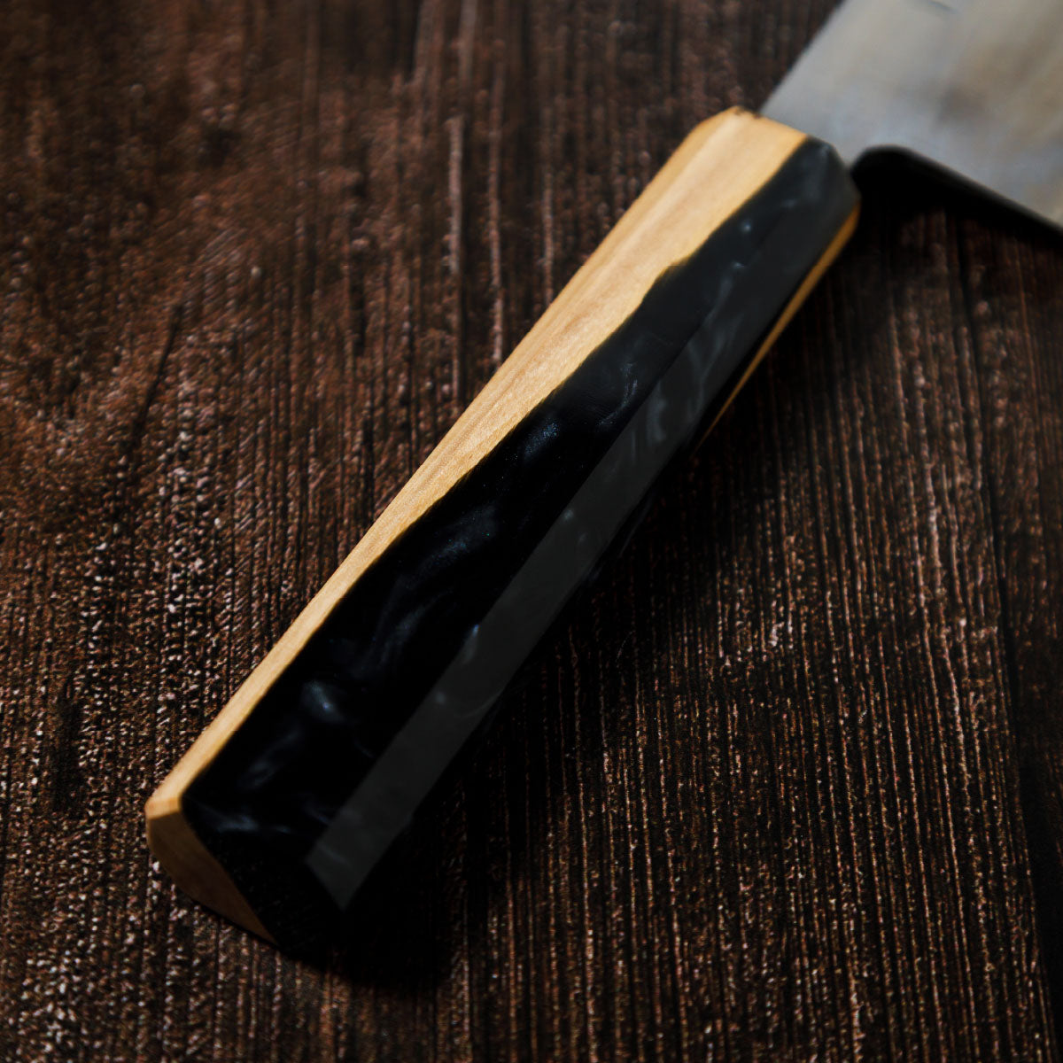 Katana Knives – Approx. 215mm Tamahagane Chef’s Knife, hand-forged by a Japanese swordsmith in Seki, Gifu.
