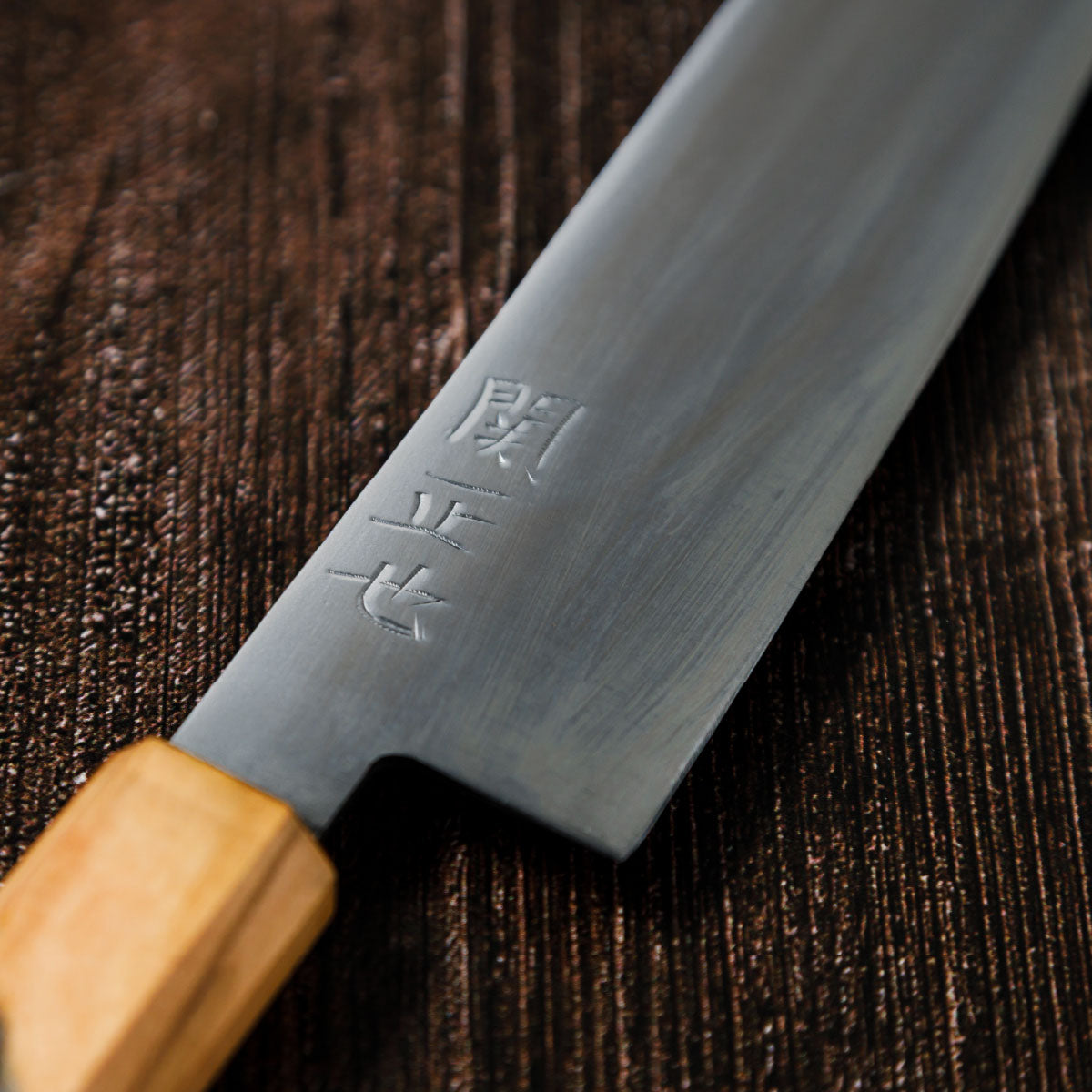 Katana Knives – Approx. 180mm Tamahagane Chef’s Knife, hand-forged by a Japanese swordsmith in Seki, Gifu.