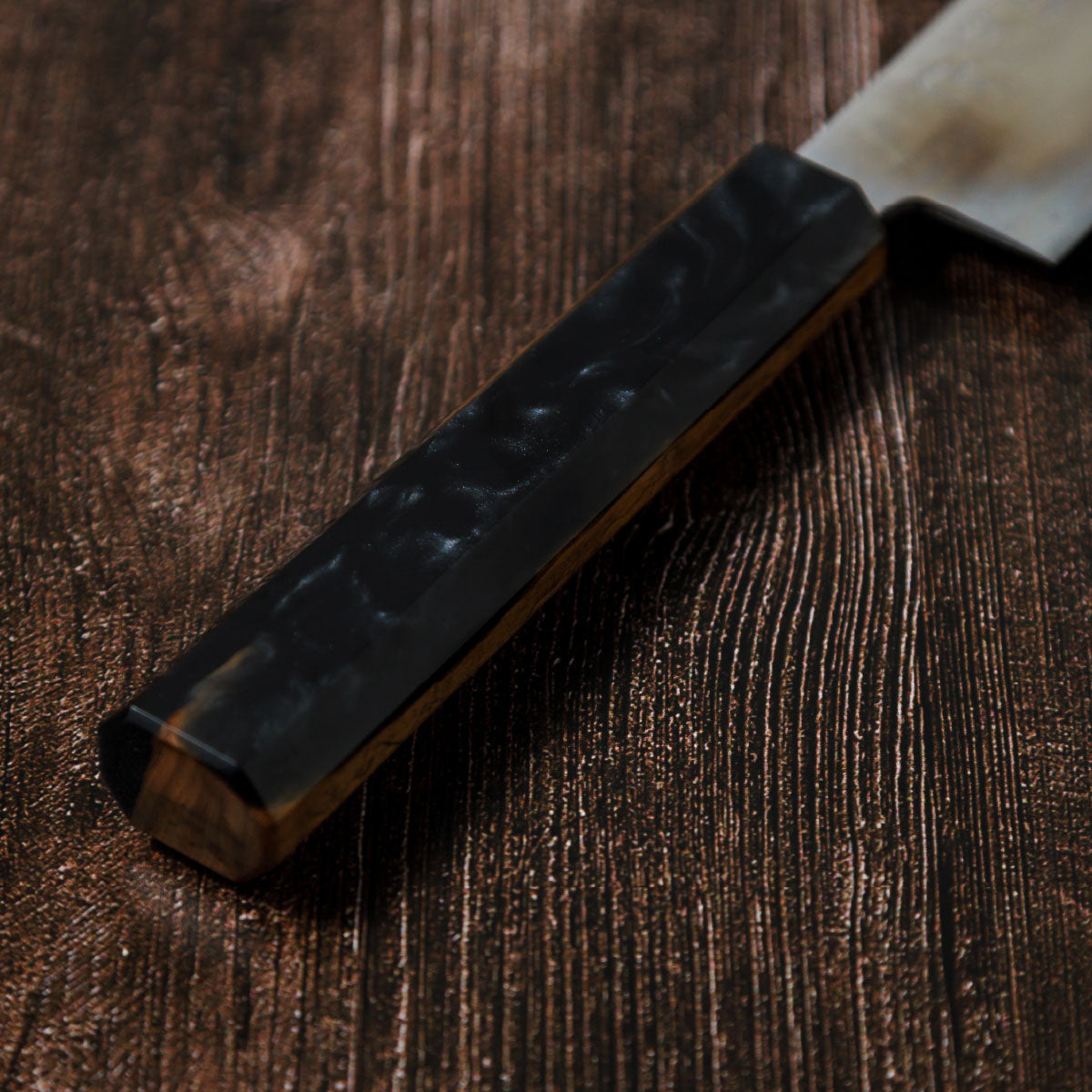 Katana Knives – Approx. 180mm Tamahagane Chef’s Knife, hand-forged by a Japanese swordsmith in Seki, Gifu.