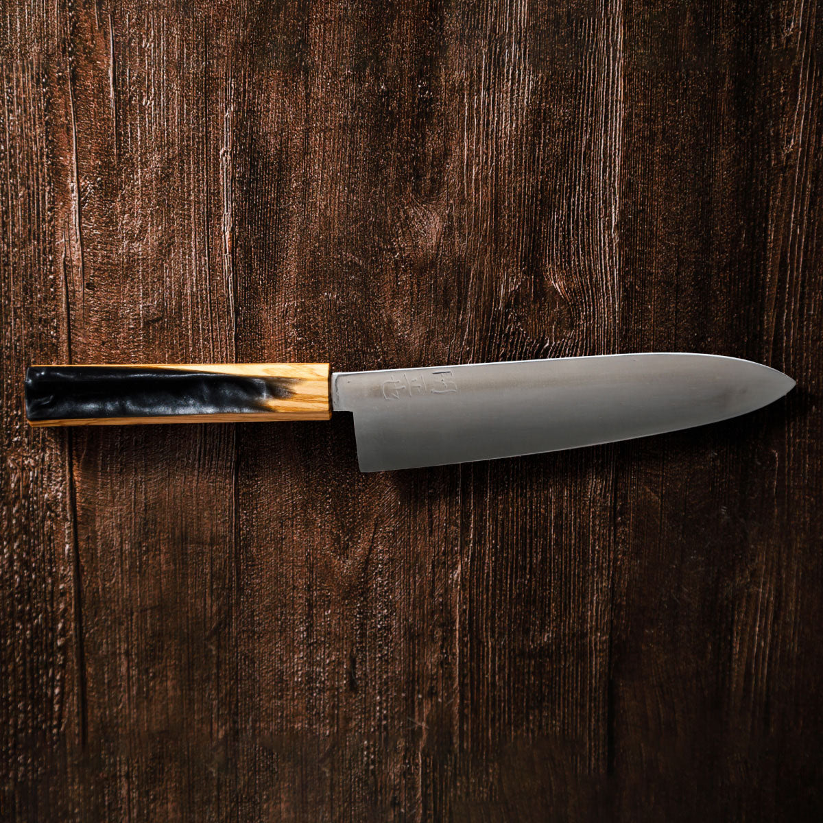 Katana Knives – Approx. 190mm Tamahagane Chef’s Knife, hand-forged by a Japanese swordsmith in Seki, Gifu.