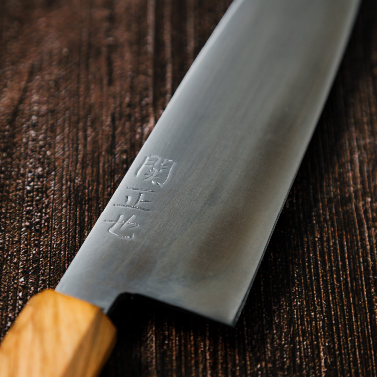 Katana Knives – Approx. 190mm Tamahagane Chef’s Knife, hand-forged by a Japanese swordsmith in Seki, Gifu.