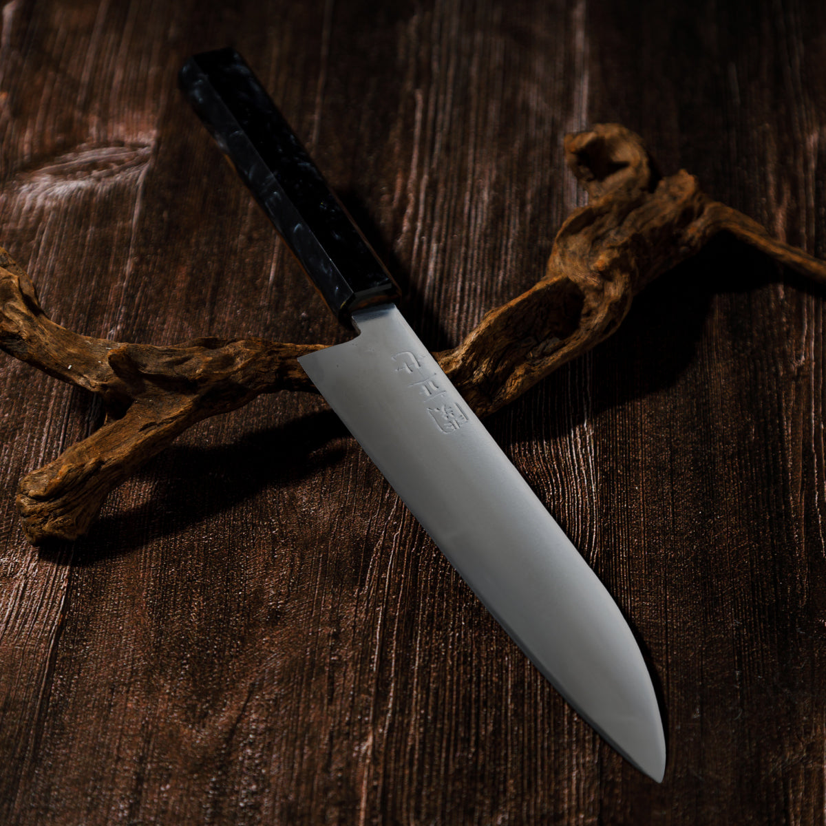 Katana Knives – Approx. 195mm Tamahagane Chef’s Knife, hand-forged by a Japanese swordsmith in Seki, Gifu.