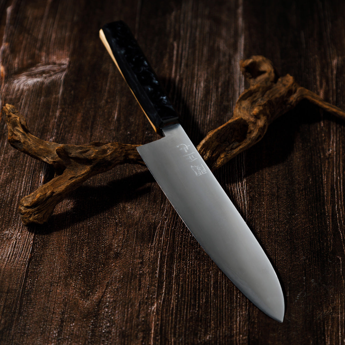 Katana Knives – Approx. 197mm Tamahagane Chef’s Knife, hand-forged by a Japanese swordsmith in Seki, Gifu.