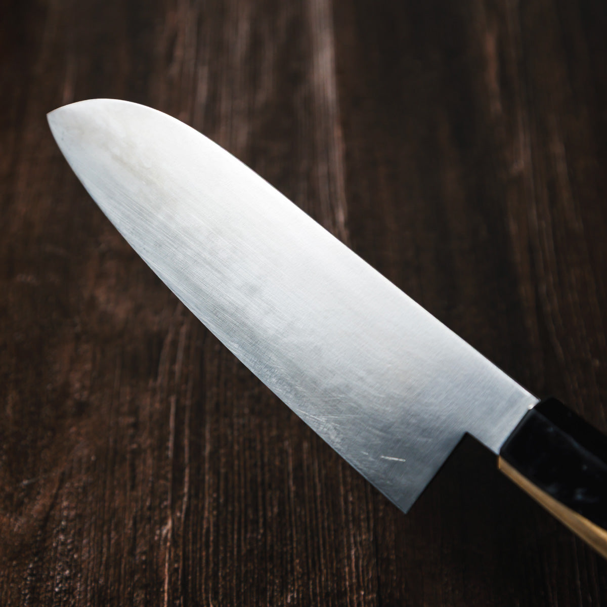 Katana Knives – Approx. 180mm Tamahagane Santoku Knife, hand-forged by a Japanese swordsmith in Seki, Gifu.